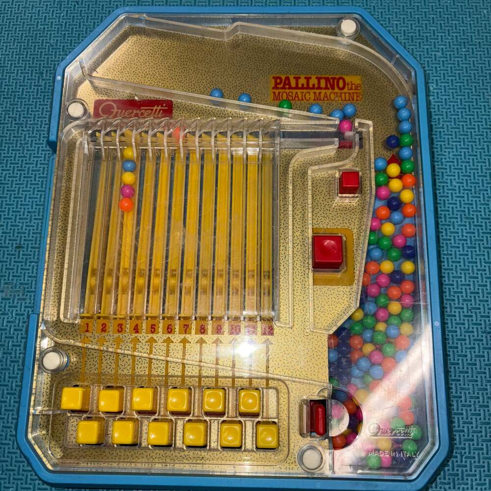 Vintage 1993 Pallino The Mosaic Machine Quercetti Toy Made In Italy